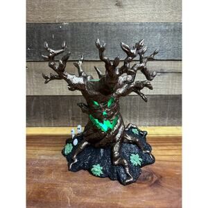 Bath Body Works Halloween Monster Tree 3 Wick Pedestal Candle Holder -Flaw